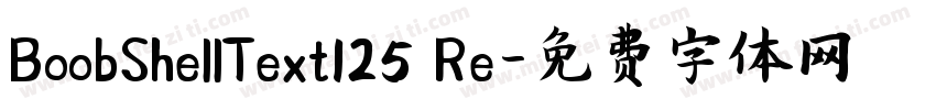 BoobShellText125 Re字体转换